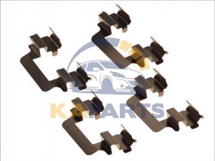 109-1231 QUICK BRAKE Монтажний компл.,гальм.колодки