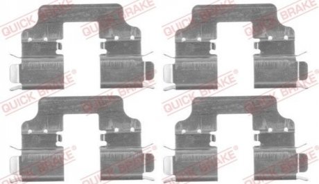 109-1750 QUICK BRAKE Монтажный компл.,гальм.колодки