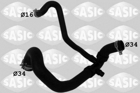 Шланг гумовий сист. охолоджен. 3400199