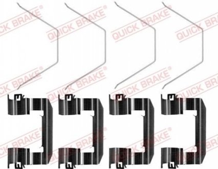 109-0021 QUICK BRAKE Монтажний компл.,гальм.колодки