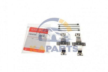 109-0122 QUICK BRAKE Монтажный компл.,гальм.колодки