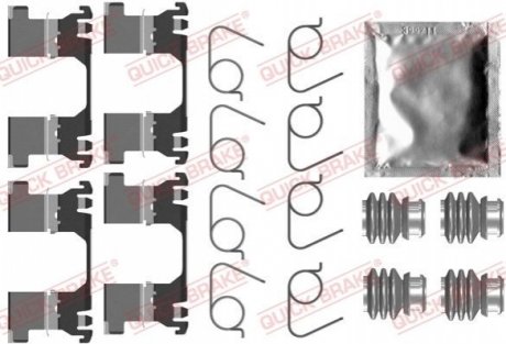 109-0091 QUICK BRAKE Монтажный компл.,гальм.колодки
