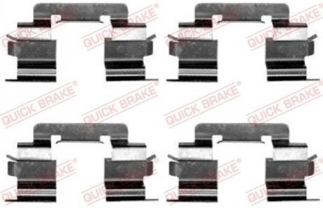 109-1216 QUICK BRAKE Монтажний компл.,гальм.колодки
