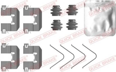 109-0104 QUICK BRAKE Монтажный компл.,гальм.колодки