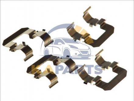 109-1704 QUICK BRAKE Монтажний компл.,гальм.колодки
