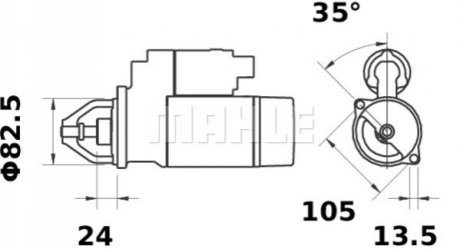 MS19 Contitech Болти кріпл. кривошипа комп-кт