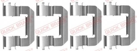 109-0014 QUICK BRAKE Монтажний компл.,гальм.колодки