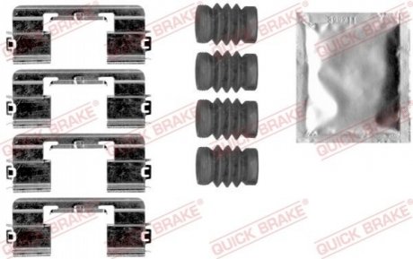 109-1875 QUICK BRAKE Монтажный компл.,гальм.колодки