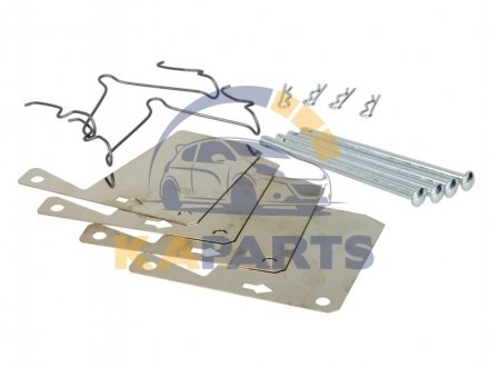 109-0960 QUICK BRAKE Монтажный компл.,гальм.колодки