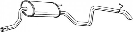 280-277 BOSAL Глушитель задняя часть KIA CEED 06-09 (280-277) BOSAL