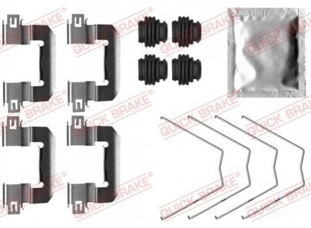 109-0064 QUICK BRAKE Монтажний компл.,гальм.колодки