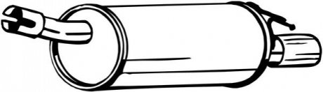 Задний. глушник,випускна сист. 200-169