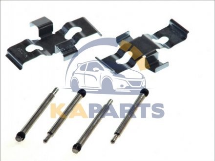 109-1009 QUICK BRAKE Монтажный компл.,гальм.колодки