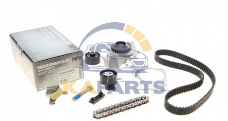 PK09020XT HEPU Комплект ГРМ, ремень+ролик+помпа