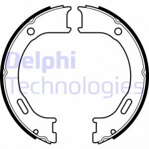 LS2076 Delphi Тормозные колодки, барабанные