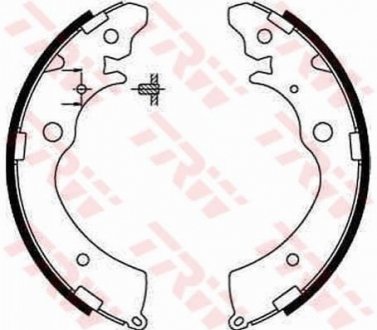 GS8559 TRW Колодки тормозные