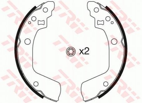 GS8793 TRW Тормозные колодки, барабанные