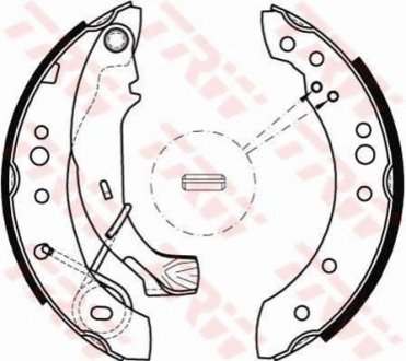 GS8467 TRW Колодки тормозные