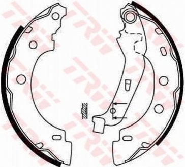 GS8650 TRW Комплект тормозных колодок