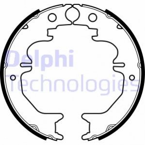 LS2053 Delphi Тормозные колодки, барабанные