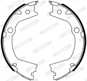 FSB4318 FERODO Гальмівні колодки, барабанні