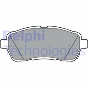 LP3364 Delphi Гальмівні колодки, дискові