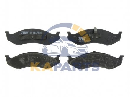 GDB1153 TRW Тормозные колодки, дискові