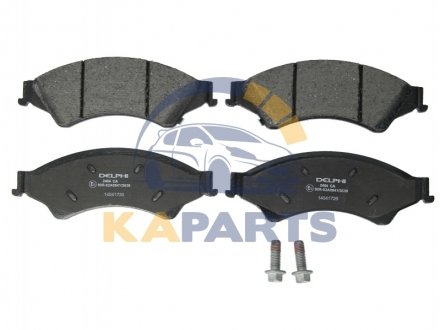 LP2484 Delphi Тормозные колодки, дискові