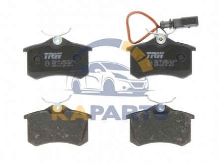 GDB1415 TRW Колодки тормозные FORD (Europe) - SEAT - VOLKSWAGEN Galaxy/Galaxy Van/Alhambra/Alhambra Van