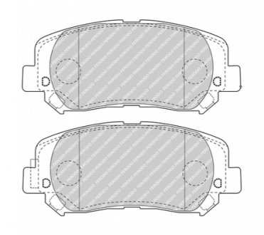 FDB4999 FERODO Гальмівні колодки дискові