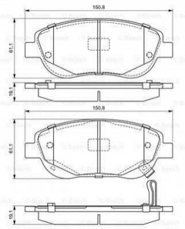 0 986 494 682 BOSCH Гальмівні колодки дискові