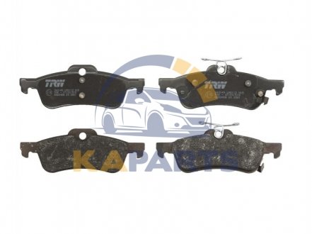 GDB3458 TRW Тормозные колодки, дискові