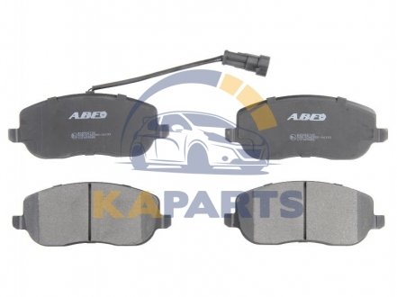 C1F064ABE ABE Тормозные колодки, дискові