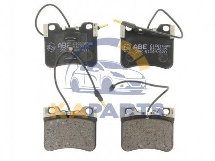 C1C016ABE ABE Тормозные колодки, дискові