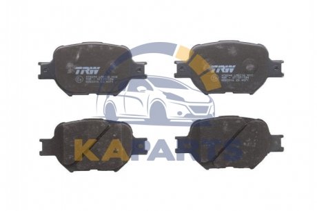 GDB3316 TRW Тормозные колодки, дискові