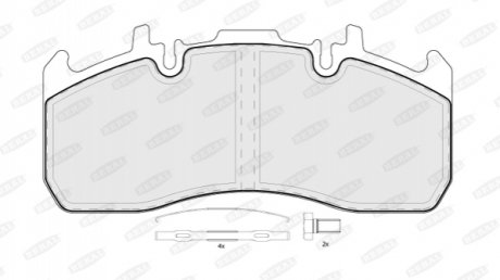 BCV29173TK BERAL Гальмівні колодки, дискові