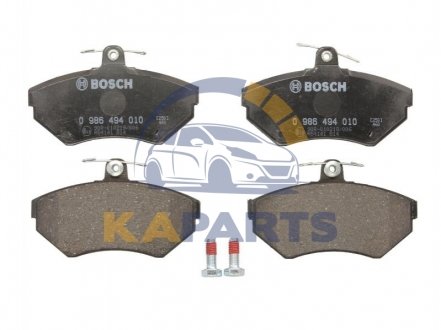 0 986 494 010 BOSCH Гальмівні колодки, дискові