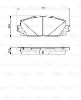 0 986 494 670 BOSCH Гальмівні колодки, дискові