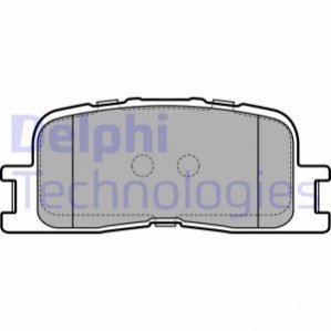 LP2703 Delphi Гальмівні колодки, дискові