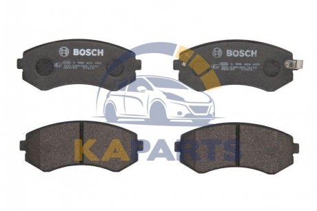 0 986 424 489 BOSCH Гальмівні колодки, дискові