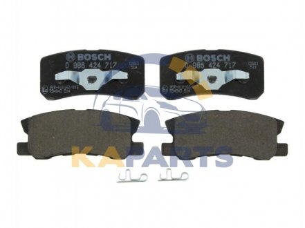 0 986 424 717 BOSCH Гальмівні колодки дискові