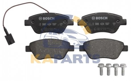 0 986 424 597 BOSCH Гальмівні колодки дискові