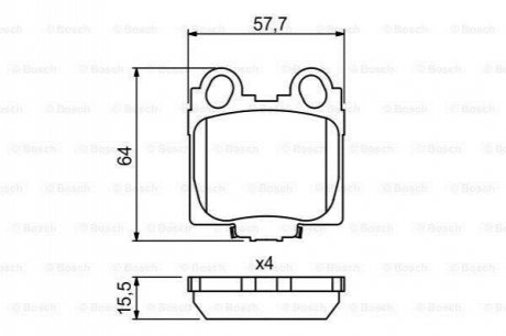 0 986 494 231 BOSCH Гальмівні колодки дискові LEXUS GS,IS,SC 97-