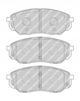 FDB4983 FERODO Гальмівні колодки дискові