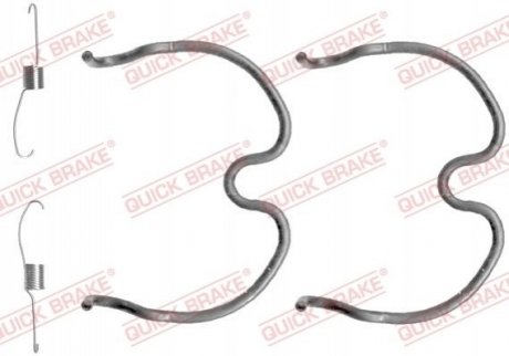 105-0837 QUICK BRAKE Монтажный комплект колодки