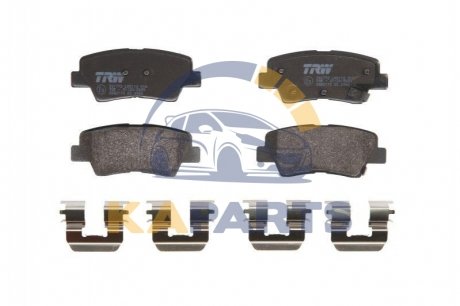 GDB2173 TRW Тормозные колодки, дискові