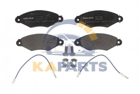 LP1519 Delphi Гальмівні колодки, дискові