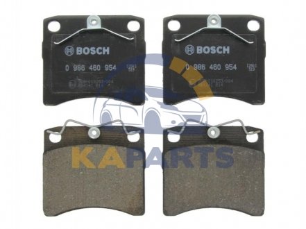 0 986 460 954 BOSCH Гальмівні колодки дискові