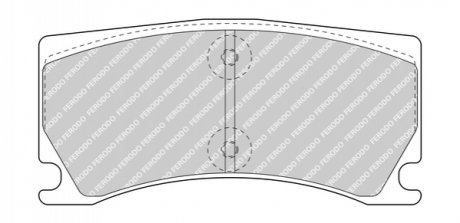 FDB5021 FERODO Гальмівні колодки дискові