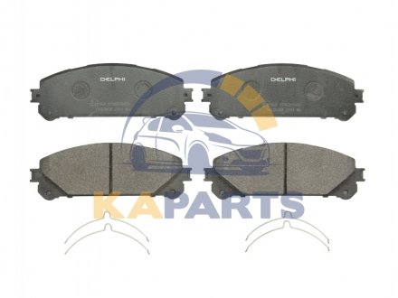 LP2201 Delphi Тормозные колодки, дискові
